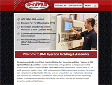 Tablet Screenshot of bmi-corp.com